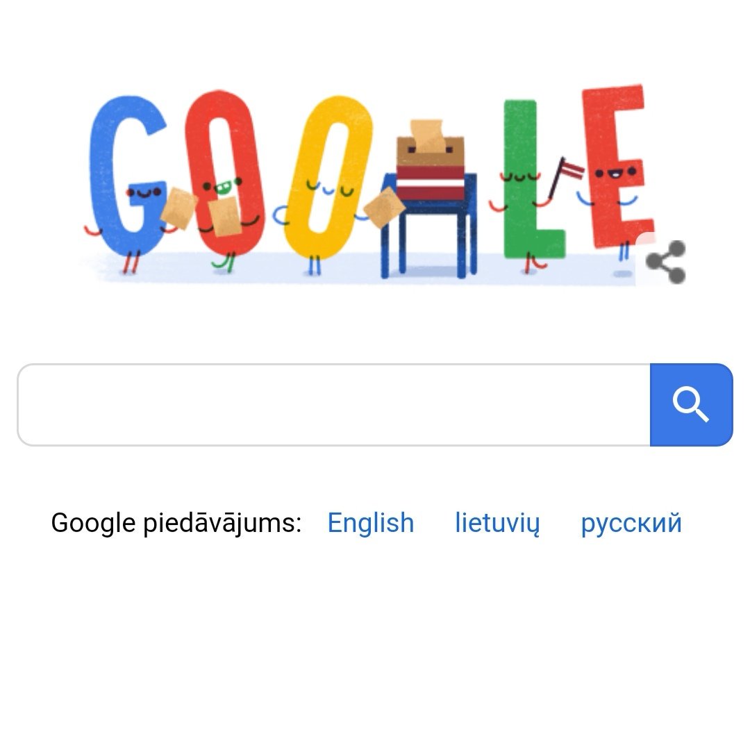 notredigital's tweet photo. Pat #Google šodien mudina doties vēlēt #velesanas2018 https://t.co/2DdAECf6jY