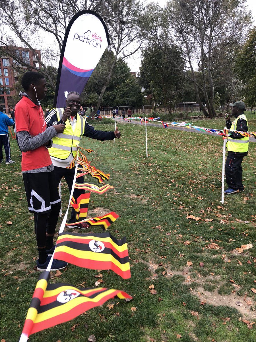 burgessparkrun's tweet photo. Asante to everyone who came this morning to an absolutely joyous event celebrating #internationalparkrunday and Ugandan Independence Day! Food, Music, Swahili lessons and ALL THE DANCING! #asantemarshal #loveparkrun #parkrunfamily https://t.co/gmgjIRds7p