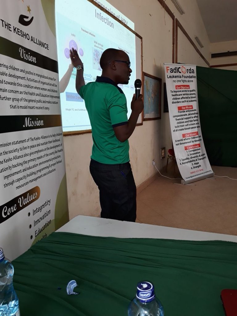 CerbaLancet_KE's tweet photo. #HPV screening health talk by Moses Thorm Ondieki - our #Wellness Manager, and Mathew Mokua at Garissa.

The function was organized by @flf_org to create awareness on screening and prevention of cancers.

#PathologyWithoutBorders
#LancetCares https://t.co/vpLesEore7