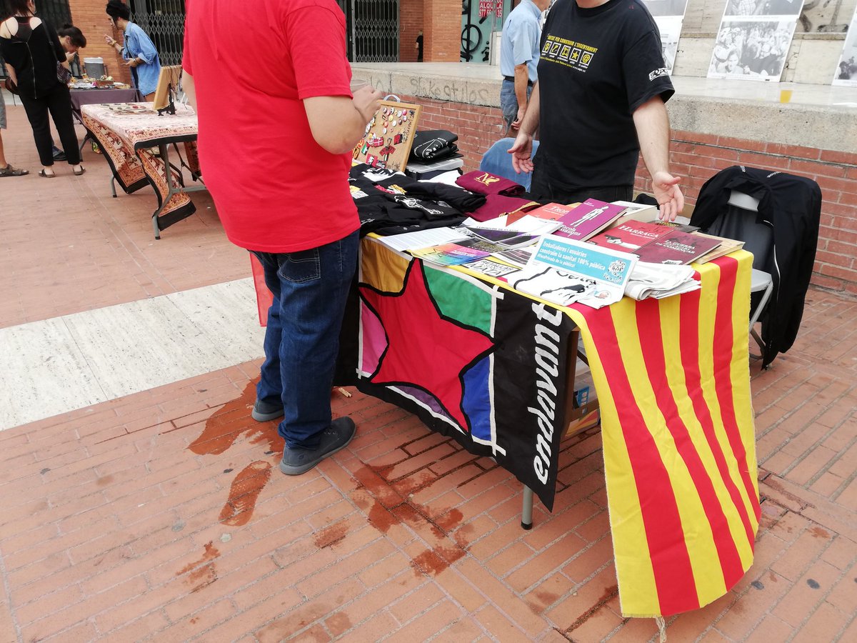 Ja som a la Fira d'entitats de lluita i compromís social del Baix Penedès al Vendrell. Us hi esperem!