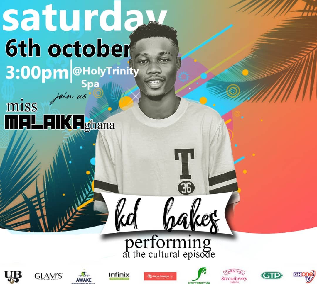 kdbakes8's tweet photo. Kd Bakes Will be Performing Live Today Saturday 6th October,2018 at the Holy Trinity Spa in Sogakope . It’s Miss Malaika Ghana 2018. Show starts at 3pm. Kindly Be there. Showing Live on Gh One Tv. #BKSrecordz #Stillthemelodydeykillyou #Breed #Clith https://t.co/3KryqADWyj