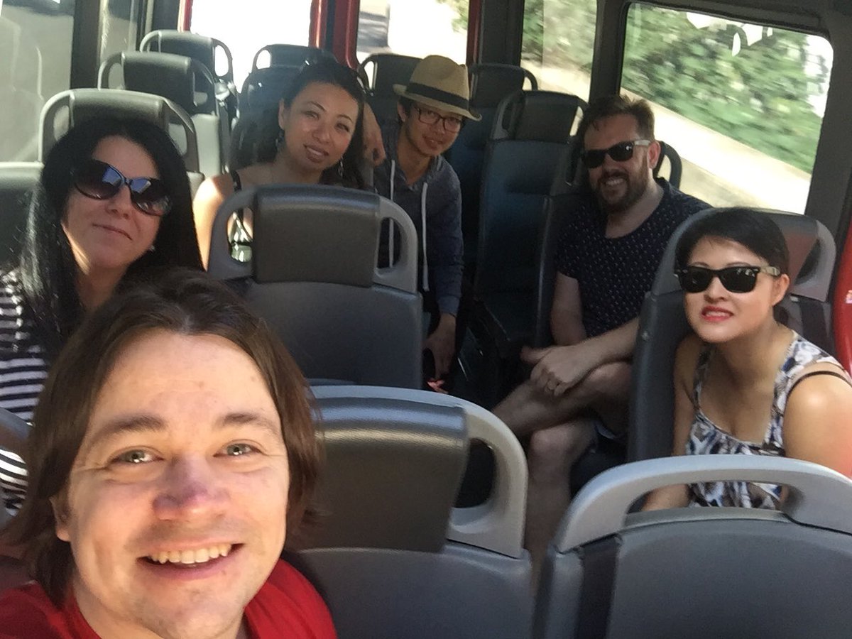 nonfungibleab's tweet photo. Aussies touring the #BlockchainIsland on the
#BlockchainBus #Malta ๐ฒ๐น
@ThePrismatik @jamesjansson @TravelbyBit @blockchainpp
+ Penny and Lucy ๐ https://t.co/dZ3OlyUEgu