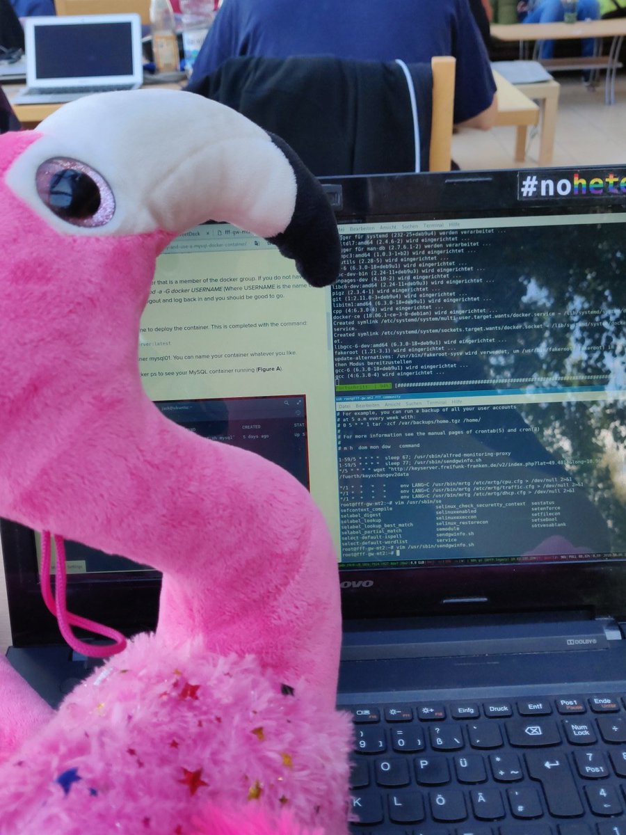 mikeTsenatek's tweet photo. Testing Docker on #18fff https://t.co/LlKau0FzB7