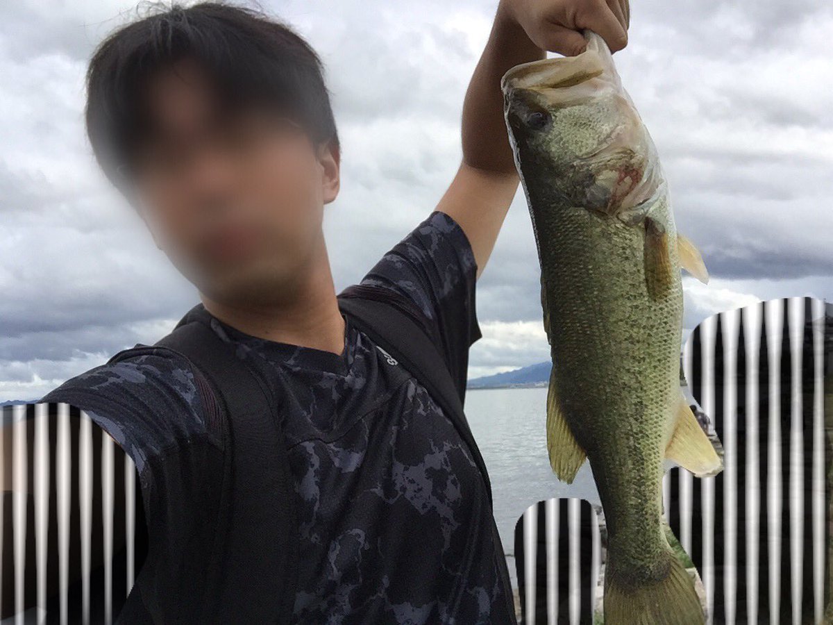 kentanitarou's tweet photo. 琵琶湖、5時間で50アップを含む合計5匹でした。近くに居た方がメジャーを貸してくださり、初測定！自己新記録！(=´∀｀)人(´∀｀=)

写真で見ると何だか小さいですが、実物は衝撃の大きさでした笑。 https://t.co/B10C5AixmD