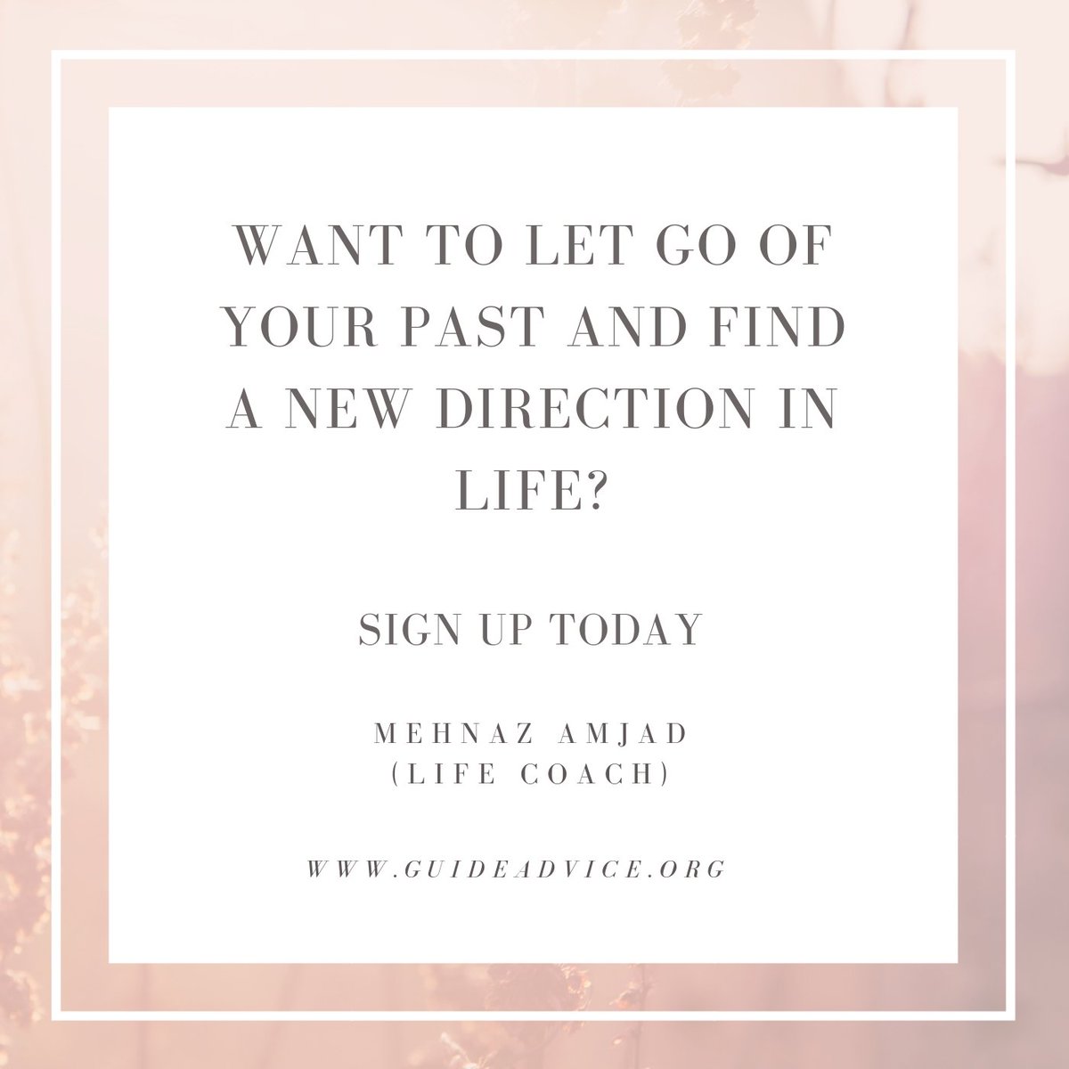 Mehnaz_Amjad's tweet photo. #SignUpNow today https://t.co/gXRld183ZI
#letgo #relivetoday #besuccessful #coachinglife #lifecoach #directioninlife https://t.co/FTGxIT3ifW