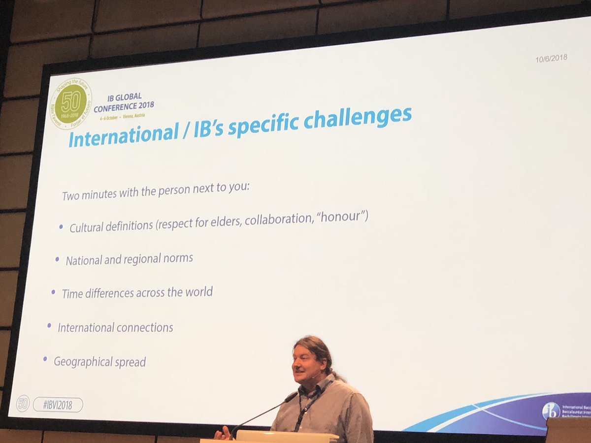 Just some of the varied challenges the IB faces regarding academic honesty #IBVI2018