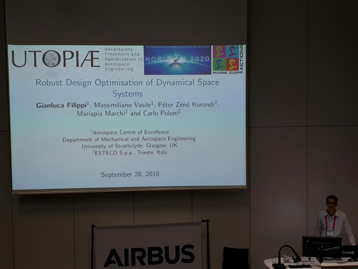 utopiae_network's tweet photo. Robust #Optimisation of dynamical space systems at #SECESA2018 https://t.co/nmVTD9tH3V