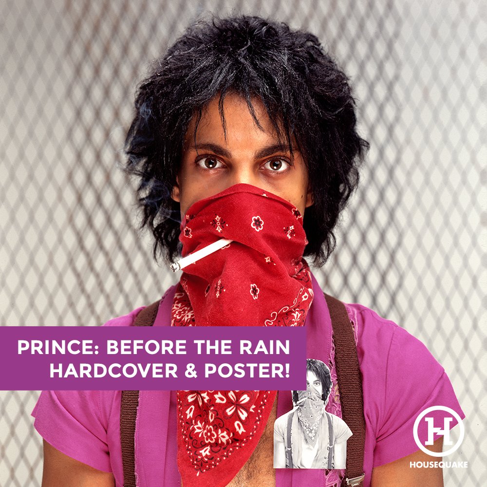 Housequake's tweet photo. Thanks to the Minnesota Historical Society @mnhs. We can give away a copy of Allen Beaulieu's photo book: Prince: Before The Rain + Poster! To enter: Retweet, and explain why you deserve this copy. We will pick a winner next week. Good luck! #Housequakecomp #Prince #BeforeTheRain https://t.co/l7FlzoEi67