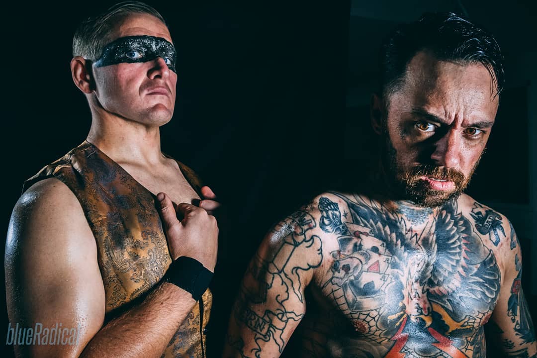 UKDragonPro's tweet photo. As @CYRKWrestle tried to sneak into @ATTACKWrestling X @UKDragonPro #ThursdayNightThrows there's always time for a little extra business on the side 
problem is a guy like @Joshua_Joseph95 knows the difference when it comes to quality merchandise... 

https://t.co/7n43L0LE9x https://t.co/i5Oz1ewa5R