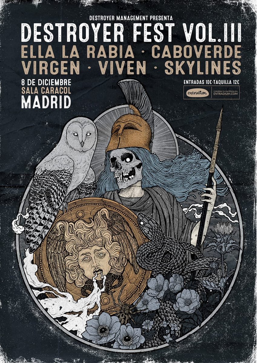 virgenbanda's tweet photo. La liada del DESTROYER FEST no va a ser ni medio normal: @estoescaboverde @ellalarabia @vivenrocks #Skylines https://t.co/6P3UOEzeof