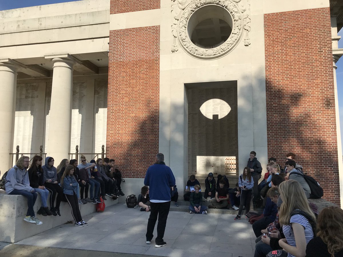 KS3hist's tweet photo. Day 2 - Visit to the ���In Flanders Field’ museum in Ypres followed by the Menin Gate. #Belgium2018 https://t.co/Y0tv2B2ebE