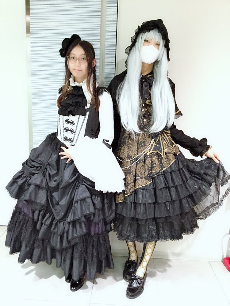 ✨お客様スナップ✨ メタモルフォーゼのJSKとケープ、オーバーニー