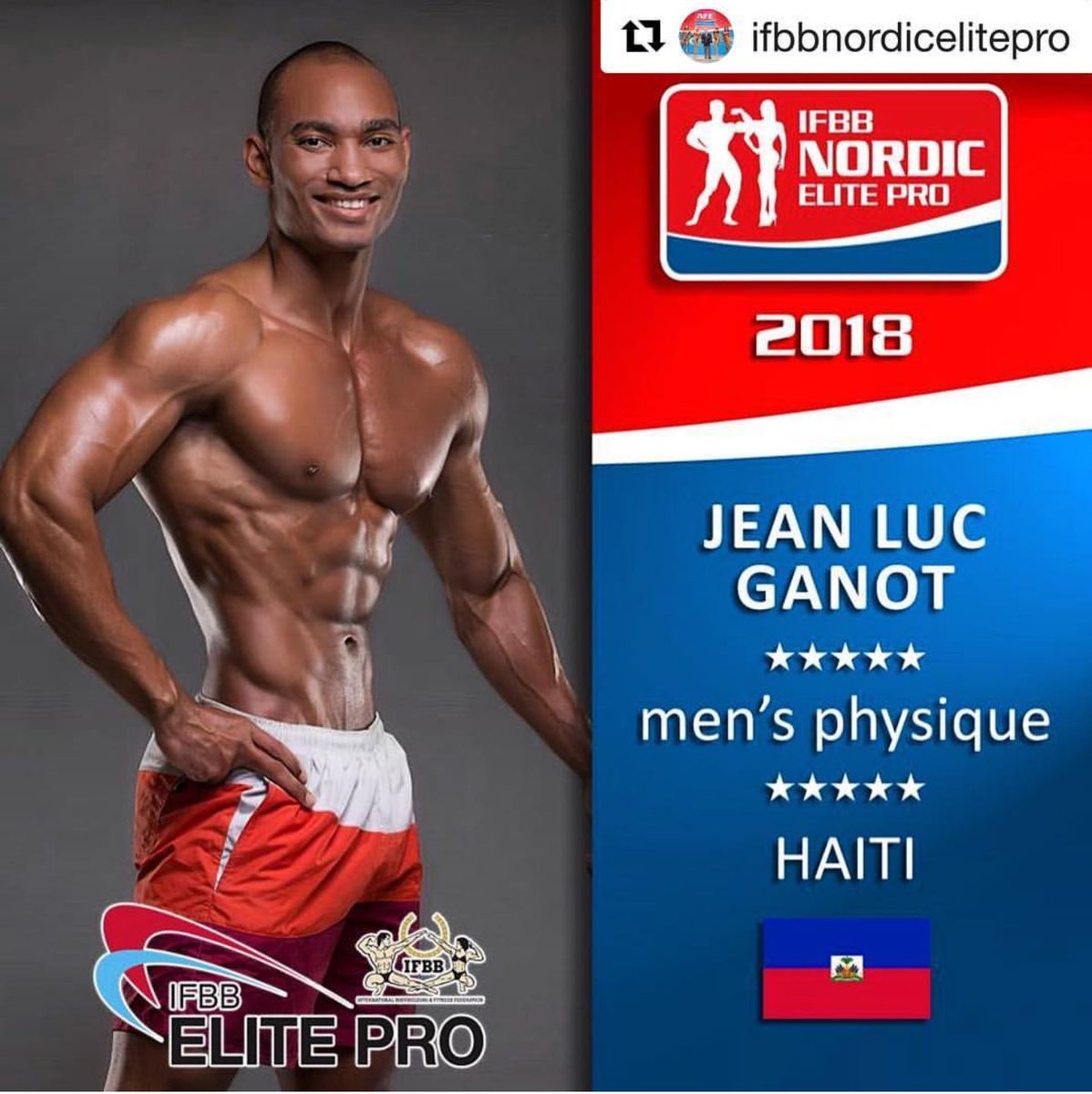 jpehaiti's tweet photo. Bodybuilder 🇭🇹 Jean-Luc De Ganot (foto) ap sou stage maten an a 10h, nan IFBB Nordic Elite Pro a nan vil Lahti an Finlande. Jean Luc ap chache on kalifikasyon pou Mondial kap fèt Pologne lan, nan fen mwa a. Good luck bro!!

@Ra2Boul Reynold Mendes 🇭🇹 kalifye deja pou Mondyal saa https://t.co/C2Th82szAL
