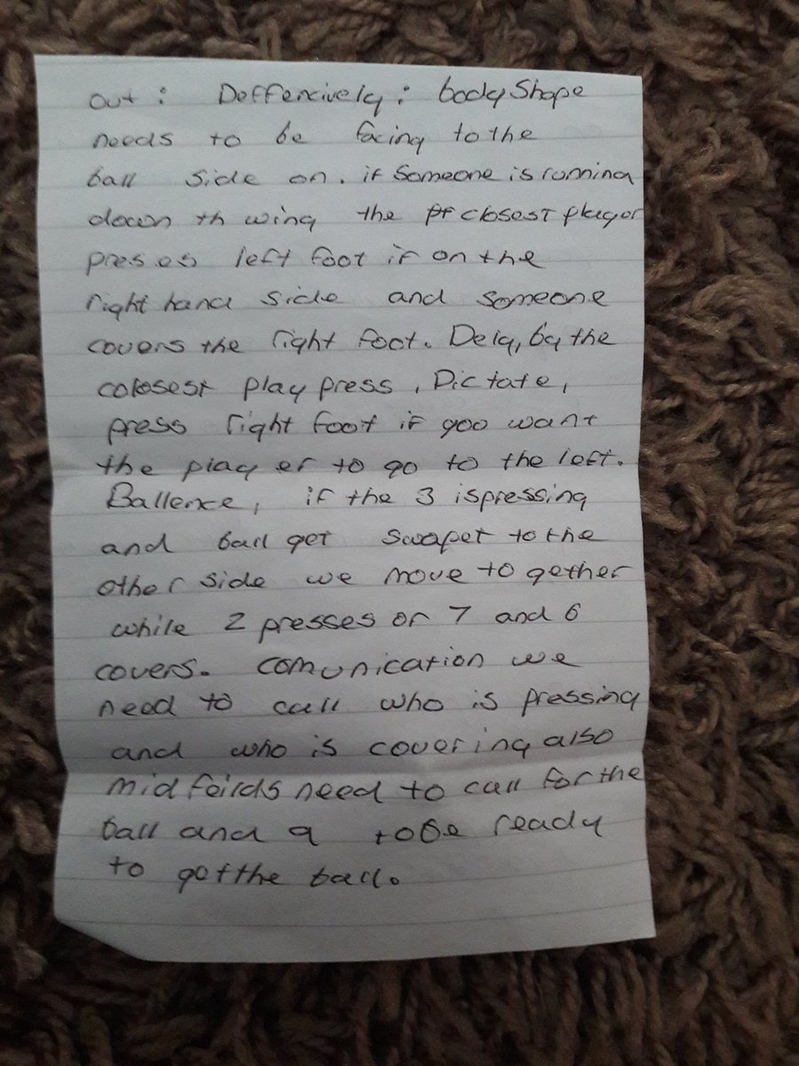 Superlatics1's tweet photo. @ronnie_reason Part 1 of one of my Under 13s writing about how we play. It wasn't homework but I was so impressed that he spent time on this and I have shared it with the rest of the team. Any thoughts? https://t.co/9uIrFpJ9ix