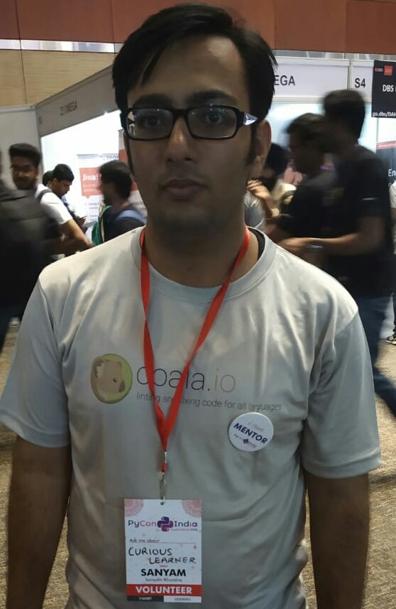 pyconindia's tweet image. .@ErSanyamKhurana is at #PyConIndia! Reach out to him if you want to know more about contributing to @mozilla @debian and #CPython