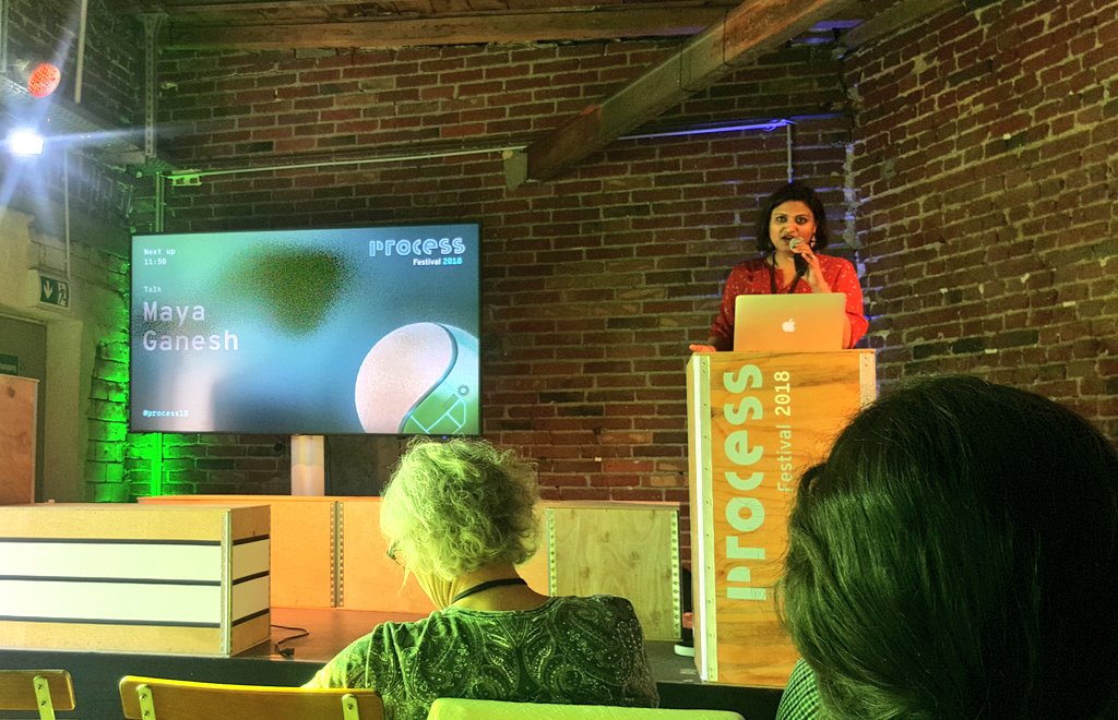 knoweaux's tweet photo. @mayameme talking about #newhybrids, #posthumans and #cyborgs at #process18.
"What kind of society are we in and are we making together?"

#swarmintelligence #CRISPR #futures #futuredna #humanism #knoweaux #digitalethic https://t.co/OZge5pp1gB