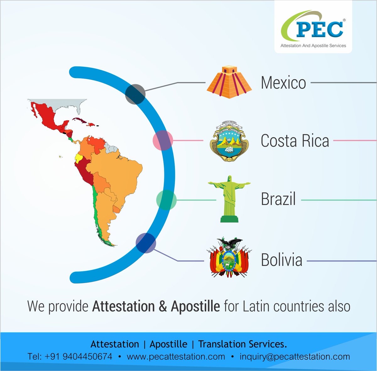 pecattestation's tweet photo. Do you need Attestation/ Apostille for Latin Countries? 
#LatinCountries #attestation #apostille #certificateattestation #certificateapostille #documentattestation #documentattestation #documentapostille https://t.co/zKObTgnN3s