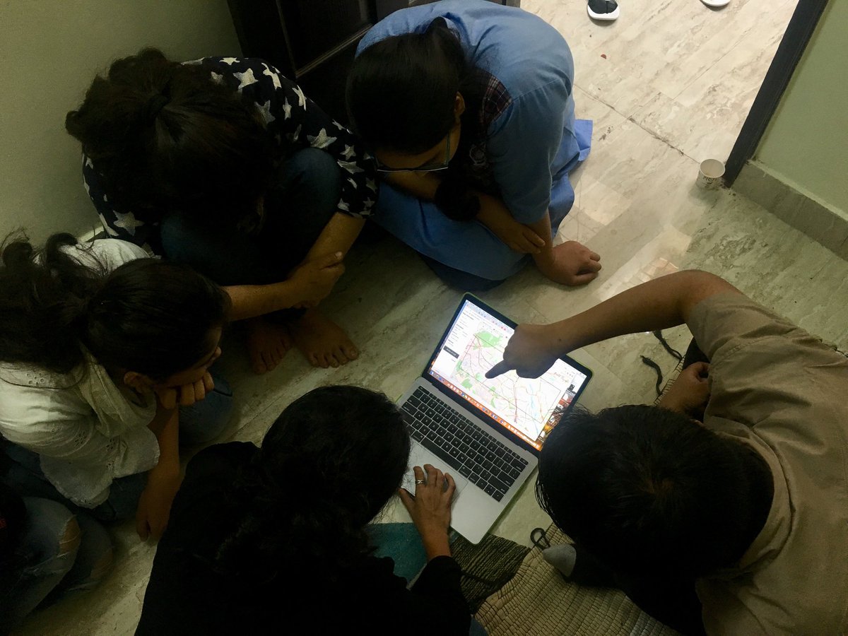 GeoDelhi's tweet photo. Spent the day with Khirki Collective, mapping the neighborhood in South Delhi on @openstreetmap. A run up event for @sotm Asia 2018

Thanks to @datameet volunteers @vinster2719, Madhumitha, @guneetnarula, Ananya and Anurag

cc @geohacker @fofliajinal @tejasap https://t.co/AJN3rZ9YWA