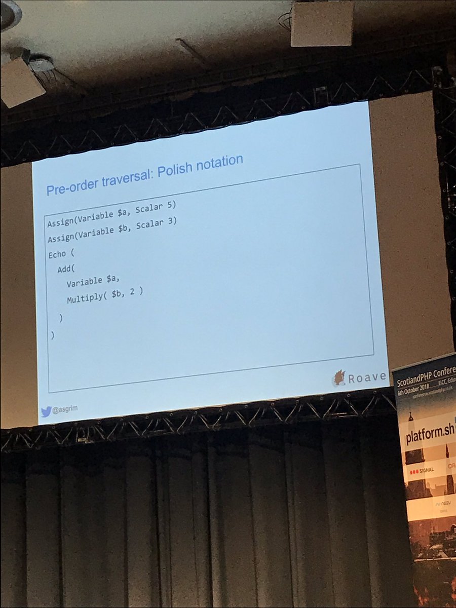 CyrilleGrandval's tweet image. Très intéressante conf de @asgrim sur l’AST au #scotphp18