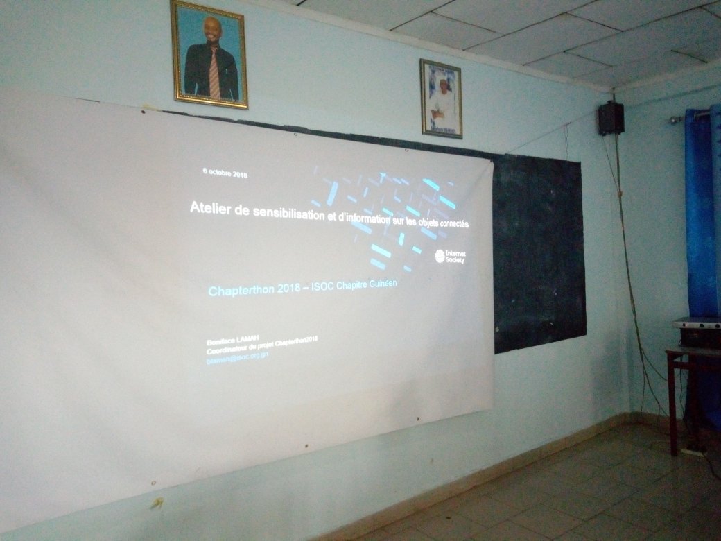 cireass's tweet photo. La section guinéenne d'Internet Society organise ce samedi à l'#UNISIM "un atelier de sensibilisation et d'information sur les objets connectés". #Kibaro https://t.co/gGEH6jXXYT