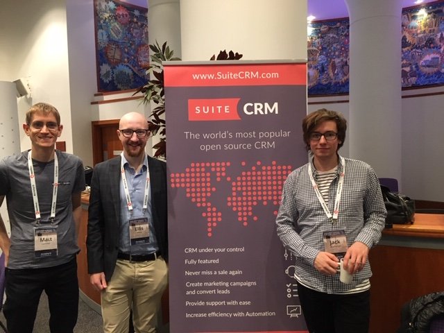 DaleMurray2's tweet image. Some of our development team at #scotphp18 today! If you are there come say hello to @salesagility #SuiteCRM