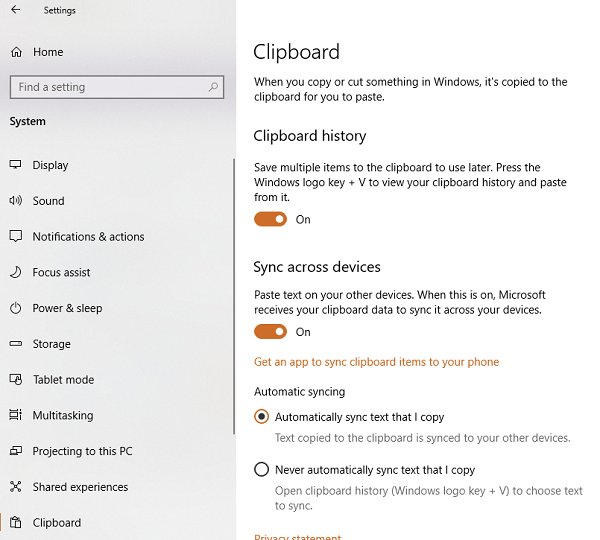 computergkweb's tweet image. How to use Clipboard feature in Windows 10 computergk.com/how-to-use-cli…