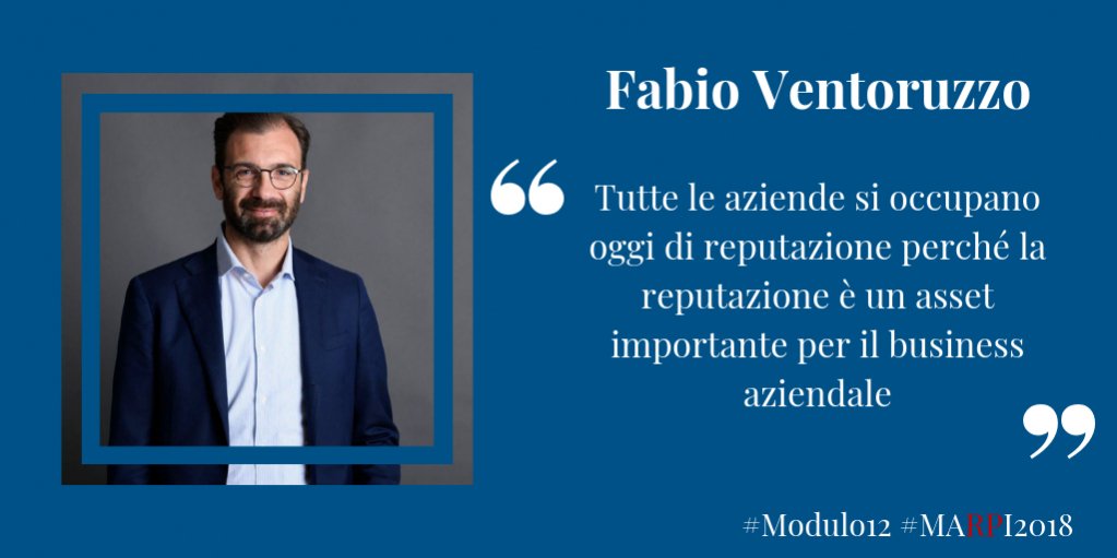 ExecutiveMARPI's tweet image. &quot;Tutte le aziende si occupano oggi di reputazione perché la reputazione è un asset importante per il business aziendale&quot;

Termina così il #modulo12 del #MARPI2018 sul Corporate Reputation Management, tema affrontato ed approfondito dal docente @faven di @Reputation_Inst
