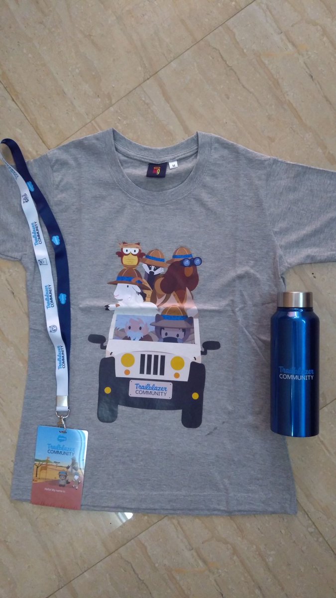 chasingsfdc's tweet image. Got amazing goodies from #Trailblazercommunity #SDGChennai 
It was wonderful session about advanced lighting components. Thanks a ton @paranitk for organising this session. #Salesforce #Trailhead #Salesforcedev