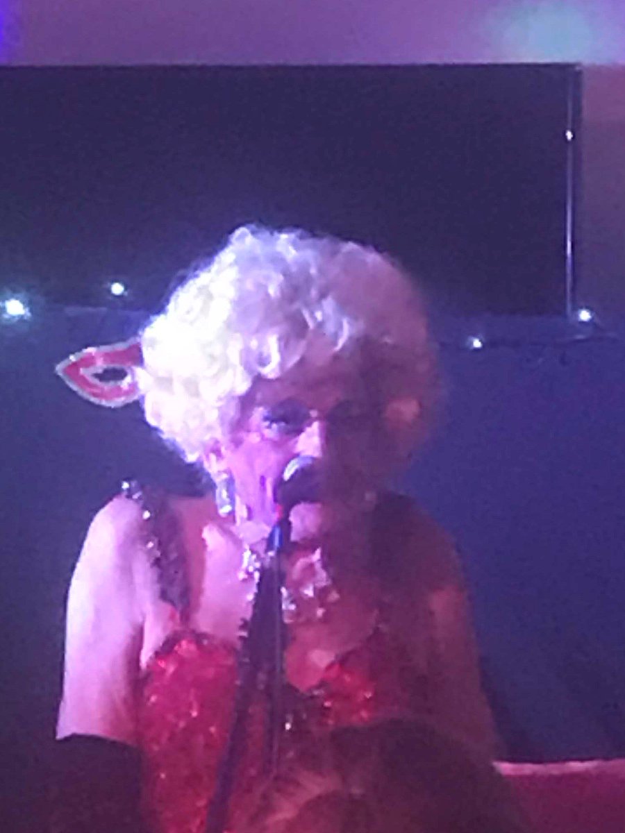 Cocktail Punk Dolly Doom and Maisie Trollette entertain at last weeks Cabaret Evening #ageingwell #Goodtimes