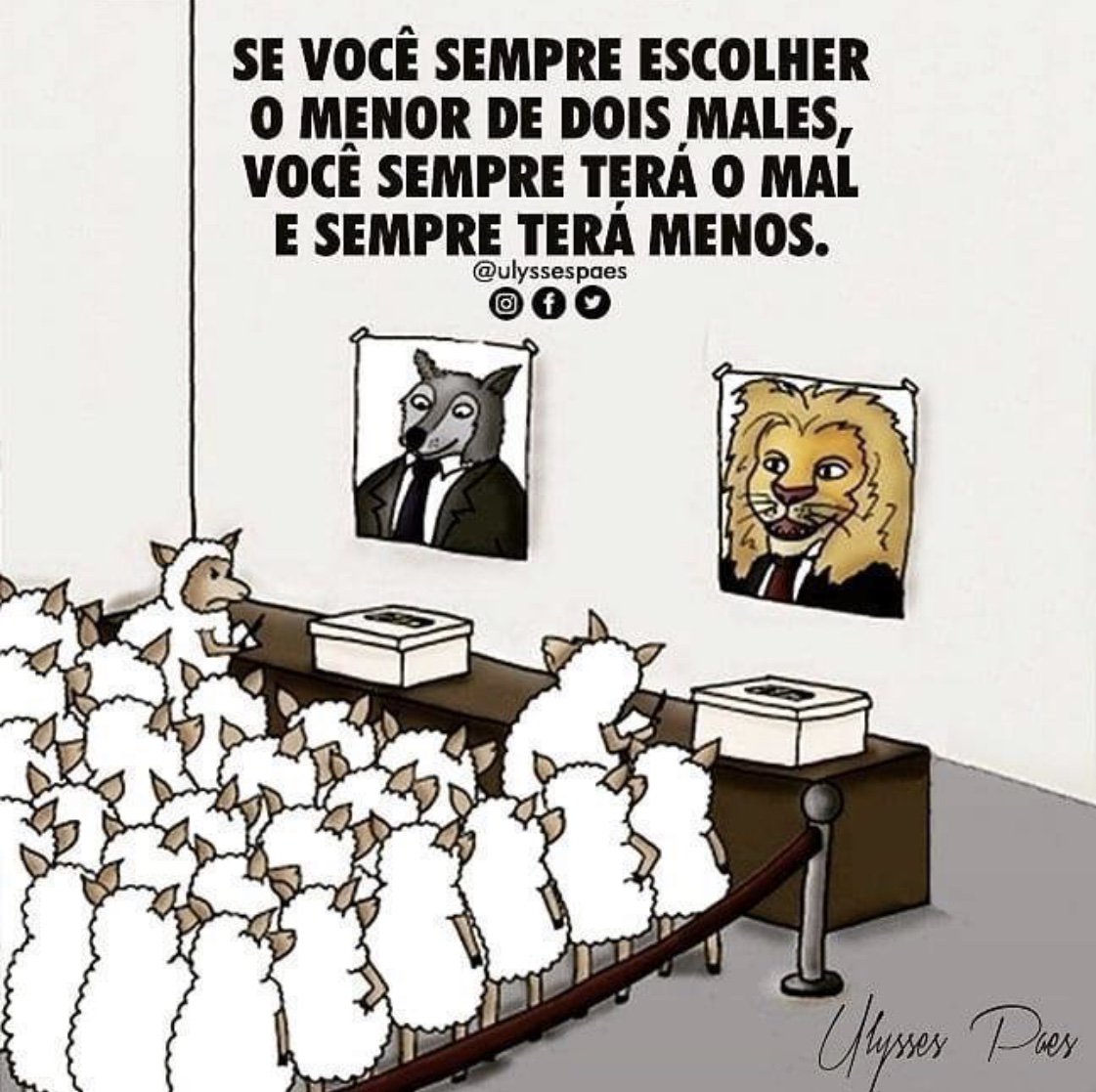 Amanhã, vote no melhor candidato. O 2º turno existe para você votar no menos ruim; o 1º para você votar no melhor. #sóovotoconscienteresolve