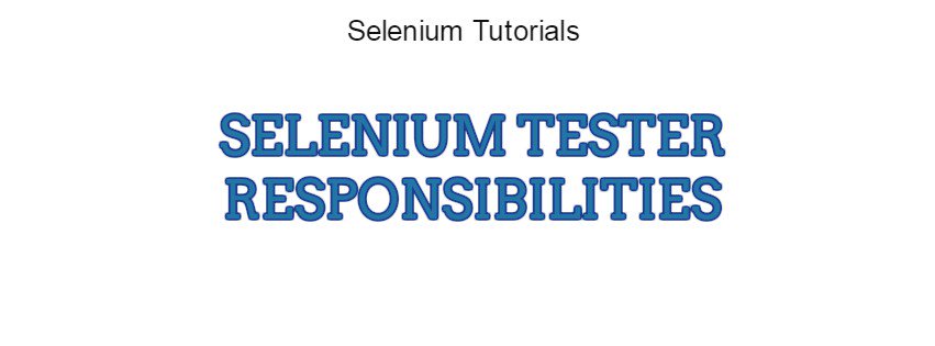 credosystemz's tweet image. TOP 10 SELENIUM TESTER RESPONSIBILITIES
Know about the Responsibilities in Selenium
Read more: bit.ly/2OaoW5L
Free Demo +91 9884412301 / 9600112302
#selenium #seleniumTutorial #SeleniumTesterResponsibilites #seleniumTraining #CredoSystemz
