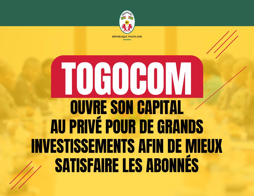 #Togo #Denyigban #SecteurPrive #Privatisation #PND
Décisions du Conseil des Ministres du 3 Octobre 2018
#