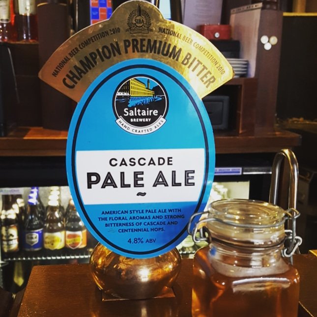 🚨New on the bar🚨 SIBA Champion of 2010 <a href="/SaltaireBrewery/">Saltaire Brewery</a> Cascade Pale Ale, an American styled pale ale with floral aromas and bitterness coming from cascade and centennial hops
