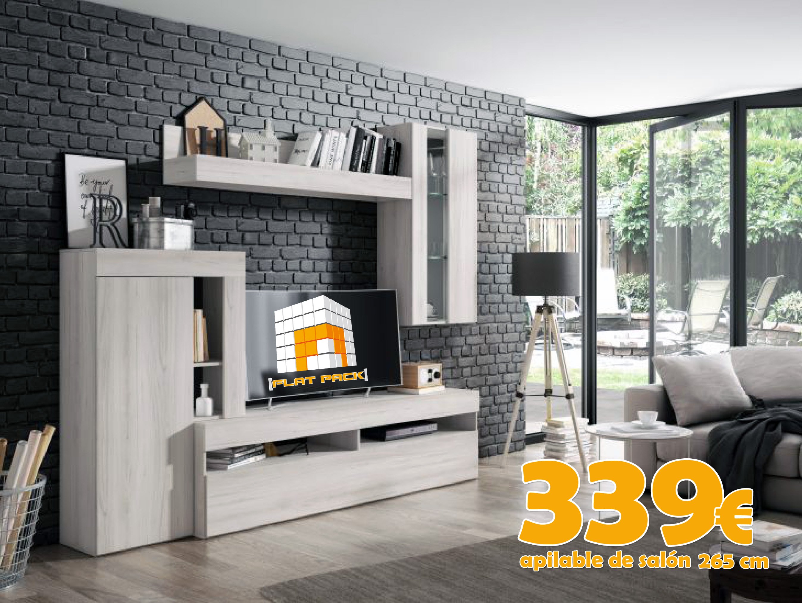 Pack Muebles Salón Argos Estilo Moderno 