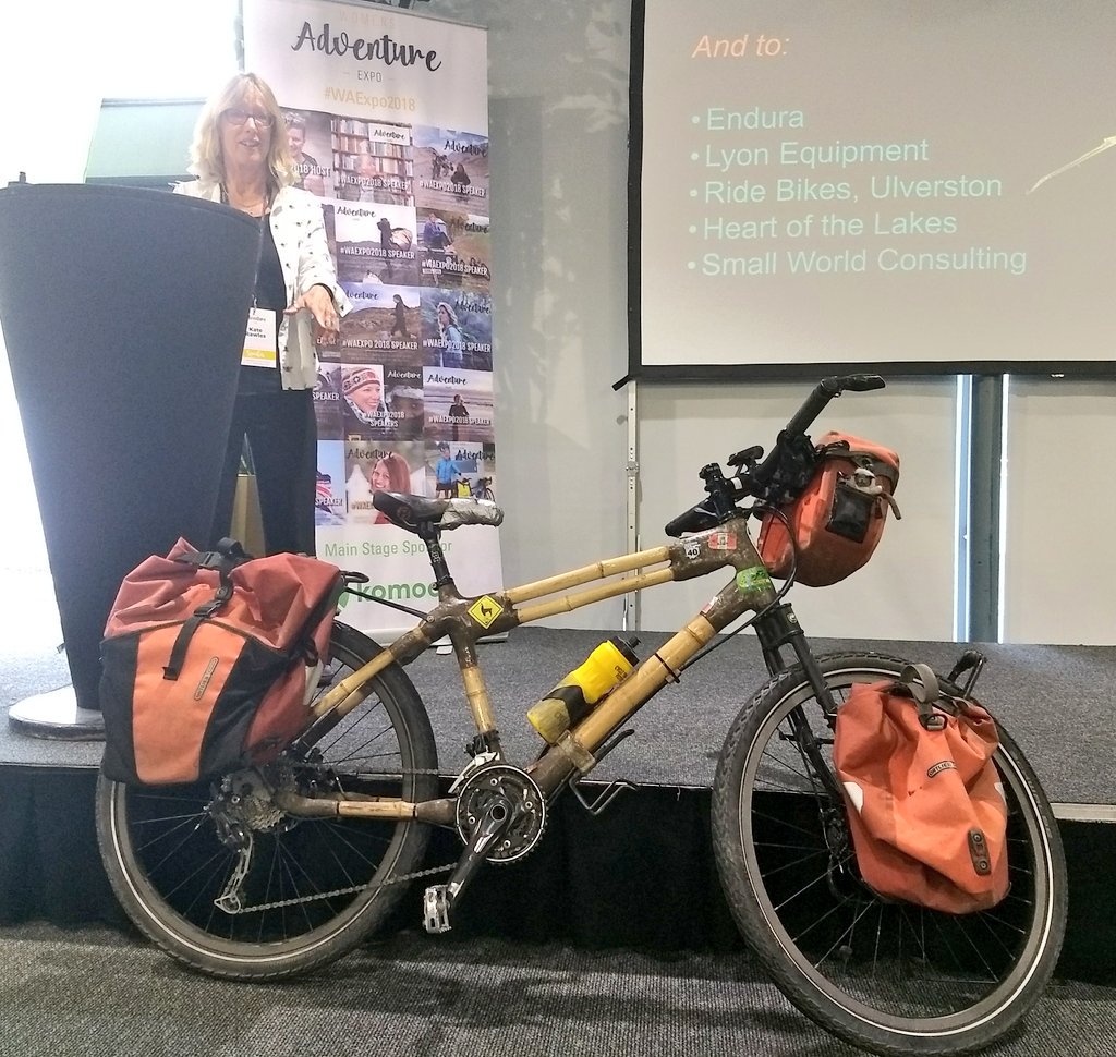 Jackie Jobes (@jakjobes) on Twitter photo Great talk from <a href="/CarbonCycleKate/">Kate Rawles</a> at the <a href="/WAEXPO/">WomensAdventureExpo</a> today in Bristol. #WAExpo2018 <a href="/komoot/">komoot</a> <a href="/AdventureQueens/">Adventure Queens</a> Great talk from <a href="/CarbonCycleKate/">Kate Rawles</a> at the <a href="/WAEXPO/">WomensAdventureExpo</a> today in Bristol. #WAExpo2018 <a href="/komoot/">komoot</a> <a href="/AdventureQueens/">Adventure Queens</a>