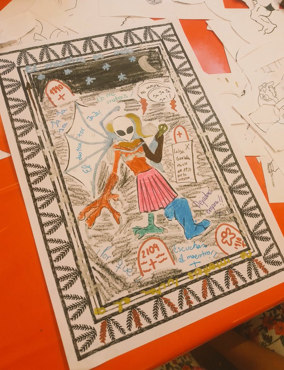 DidarkArte's tweet photo. ¡¡Un monstruo anda suelto por el @MRomanticismo!!!
Hemos pasado una mañana divertida, descubriendo seres y monstruos del siglo XIX ¡qué ponen los pelos de punta!
Taller infantil del trimestre del terror https://t.co/BG4SWegbdu