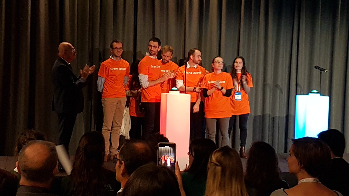 Audiology_infos's tweet photo. C'est l'équipe Grand Ouest qui remporte l'ORL d'or, en final contre l'Occitanie, et se fait offrir le déplacement au congrès européen d'ORL à Bruxelles fin juin 2019.
#SFORL2018 https://t.co/g2WGH7NDMt