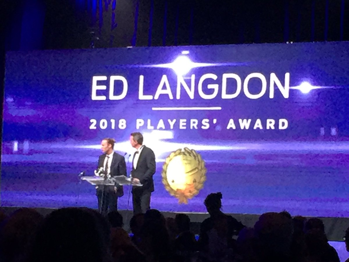 Ed Langdon wins Dockers Player of the Year Award...