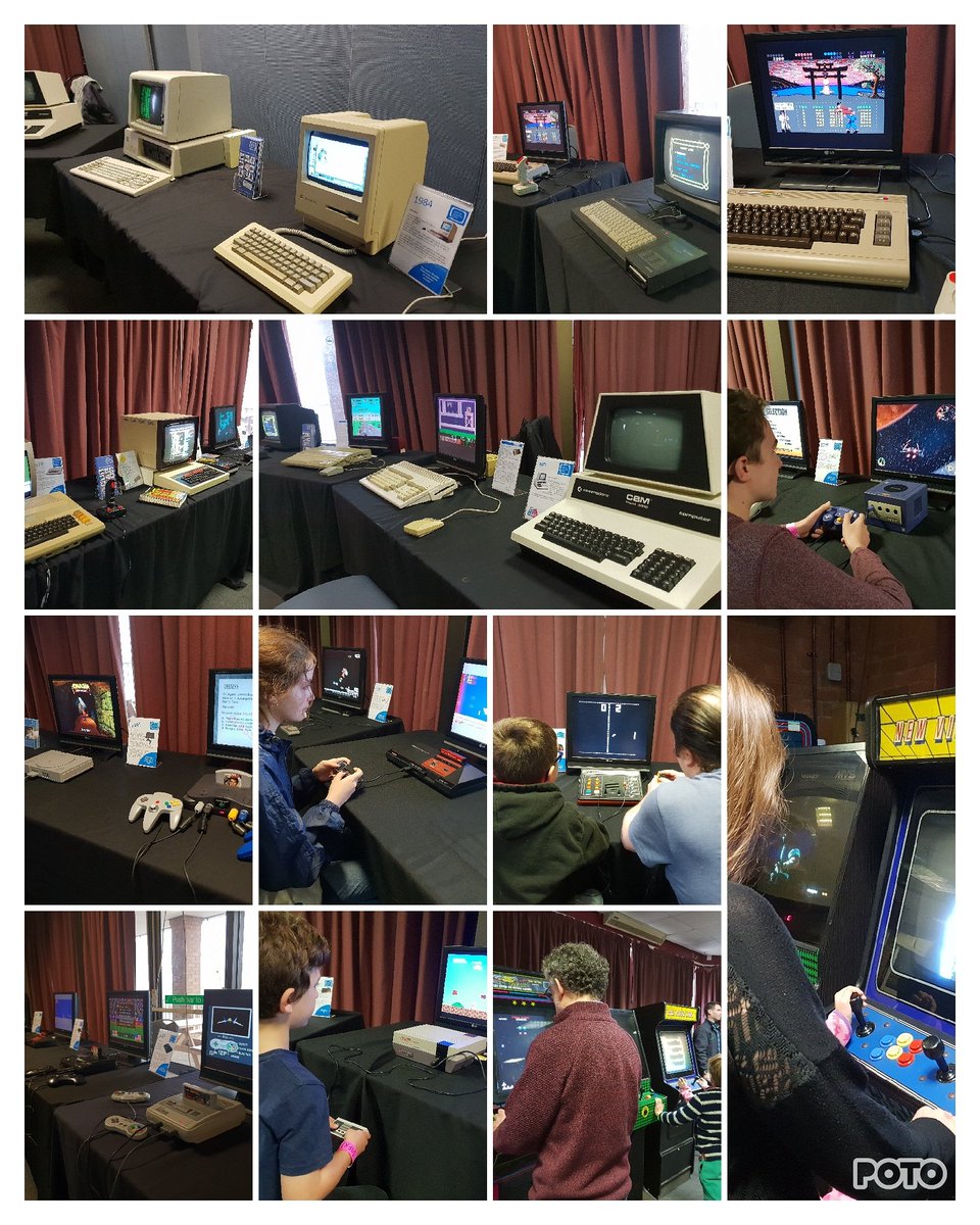 BFXFestival's tweet photo. #retro #gaming #computers #consoles #applemac84 #commodorePET #commodoreAmigaA1200 #atariST #commodore64 #ZSspectrum #BBCcomputer #atari800 #nintendoGamesCube #segaDreamcast #nintendo64 #sonyplaystation #atariJaguar #SNES #segamegadrive #segamastersystem #PCengine #NES #BFX18 https://t.co/OQ44cK7n5E