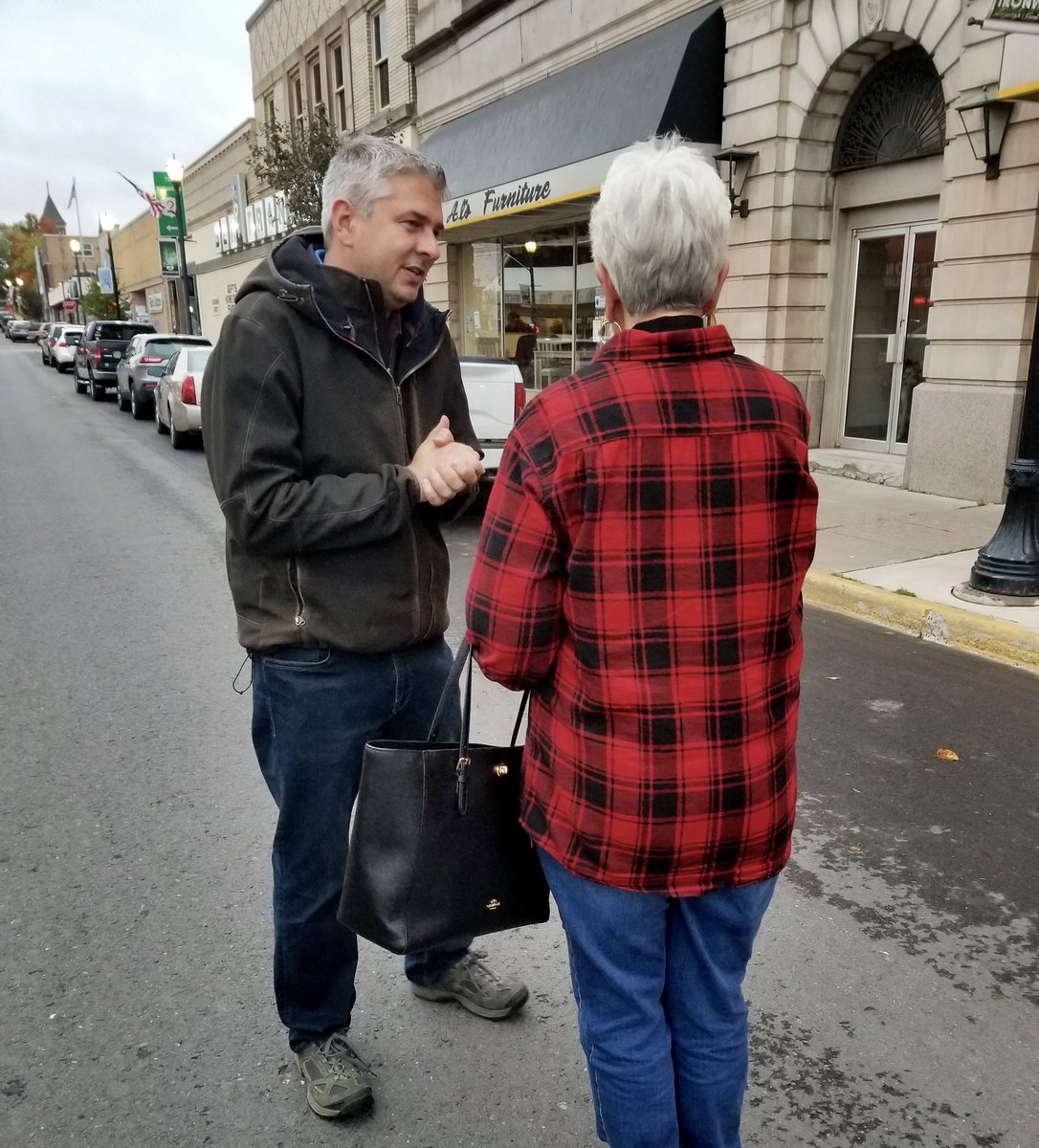 KennethCSummers's tweet photo. Great day in Ironwood! We knocked on doors all day, had an office grand opening, and attended Ironwood’s First Friday and Plaidurday! #IShowUp #MI110 #Plaidurday https://t.co/toEtcrCp4a