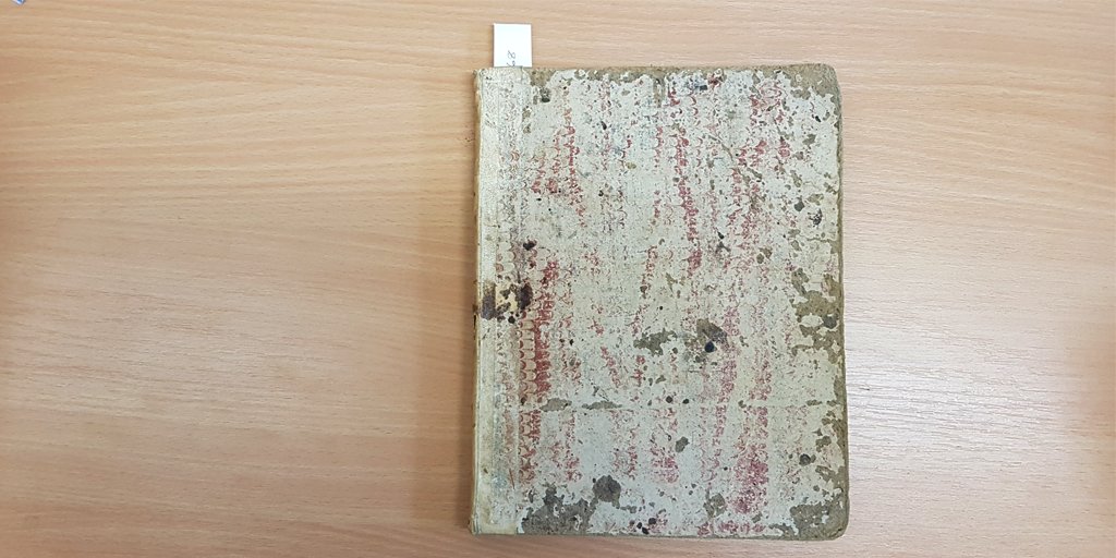 Except this isn’t your normal farm diary. It's not even a diary.It’s a Mathematics book owned by someone called Richard Beale, from a farm in Biddenden, Kent.