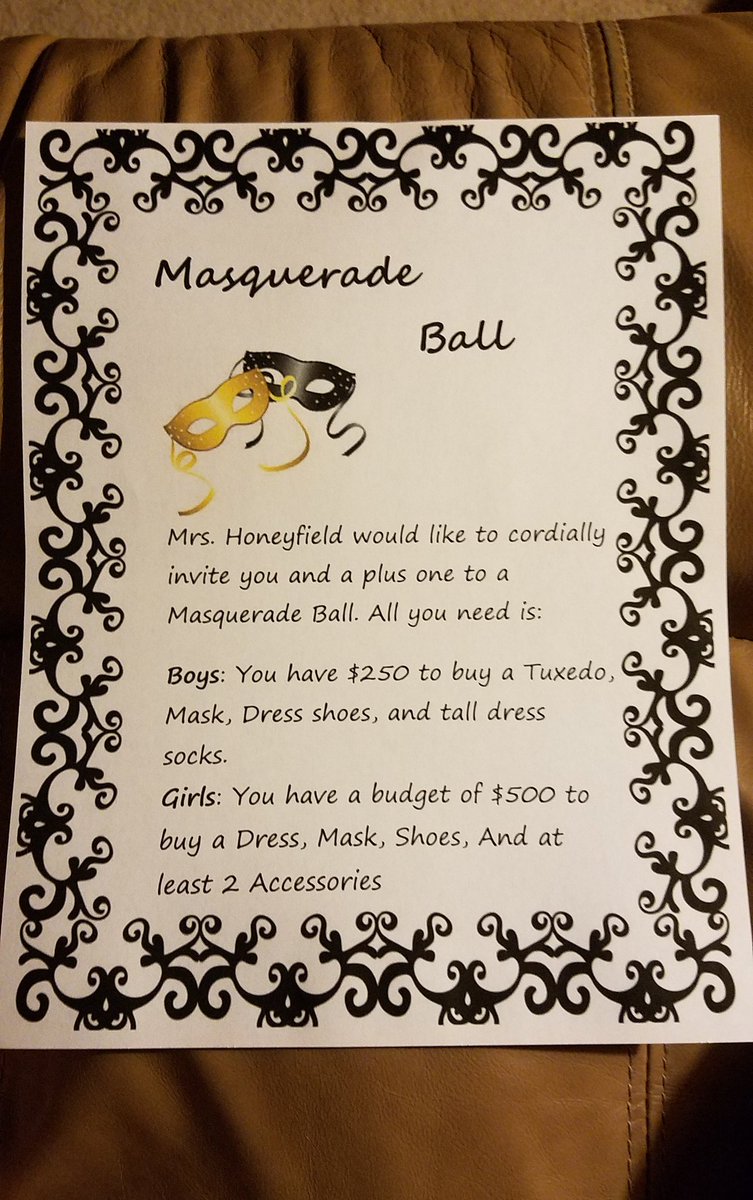 THoneyfield's tweet photo. Masquerade ball shopping to learn about sales tax and staying within a budget!! Kids had a blast!!! @BurlesonECISD #mathinodessa https://t.co/WYCyKKlcua