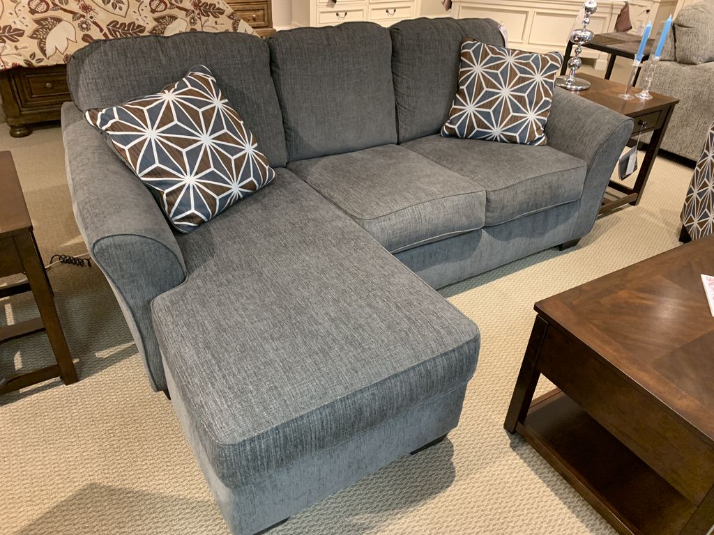 WestrichFurn's tweet image. Stop in and save on this Ashley Sofa Chaise during the final weekend of our Anniversary Sale.  #sofa #AshleyFurniture #sofachaise #shotoniphone #freedelivery #familyowned #savemoney