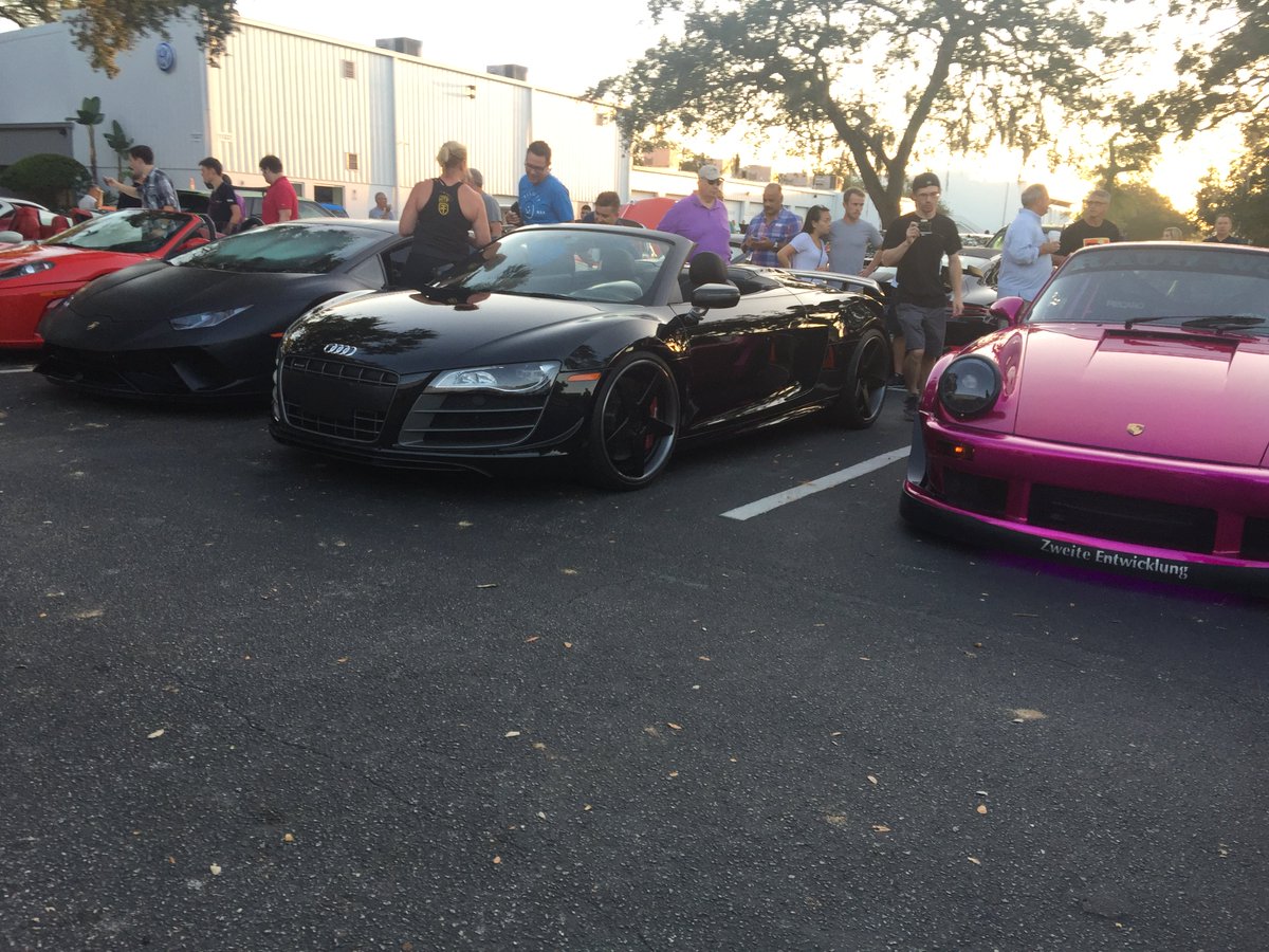 It's the October Gathering for <a href="/MotorsportsR/">MotorsportsByReeves</a> and the <a href="/OktoberfestTPA/">Oktoberfest Tampa</a> team is here with our grand prize basket w/ tickets, commemorative steins &amp; swag from both us and <a href="/AudiTampa/">Audi Tampa</a>! Stop by and say hi!