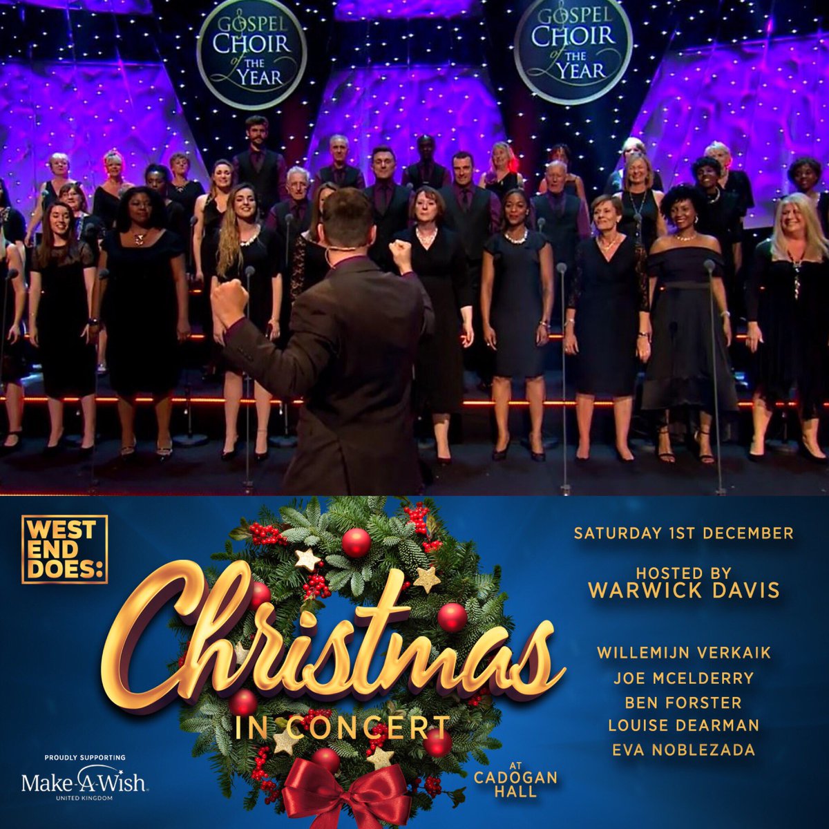westenddoes's tweet photo. Adding a whole heap of Gospel joy to the proceedings at ‘West End Does: Christmas’ will be our great friends, the finalists from BBC Gospel Choir of the year, @singgospeluk !!! Yet another great reason to treat you &amp; your family to an awe-inspiring start to your festive season!! https://t.co/0v9KQg6C4c