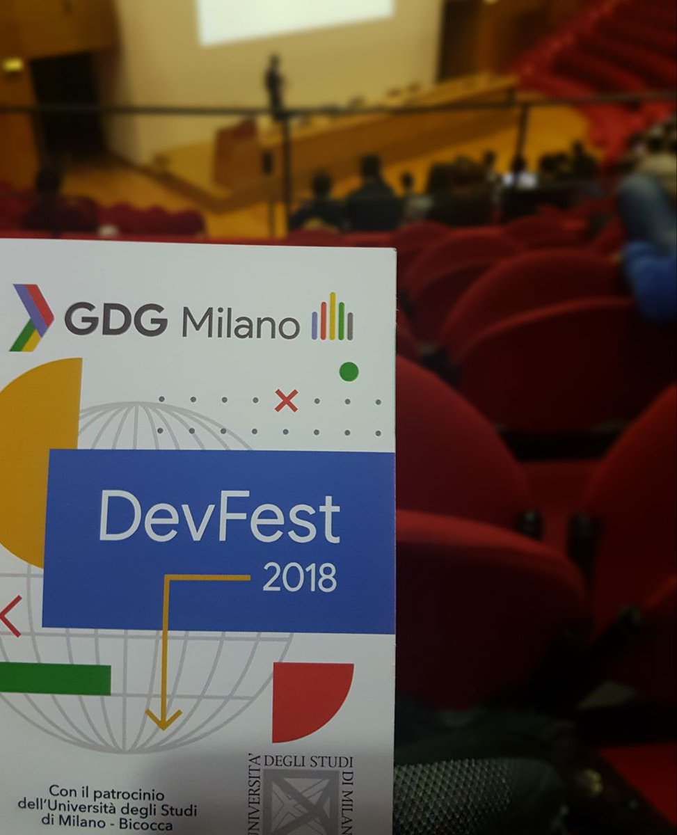 cassvail's tweet photo. #DevFest18 #gdgitalia @gdgmilano https://t.co/lQXCIhAV5g