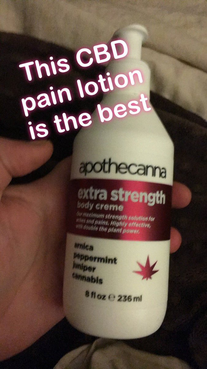 SickChickNikNik's tweet photo. Seriously the best #painlotion ever!!! Legal in all states!! #CBD #apothecanna I seriously have so much back pain and I always order this! It helps so much!!!!! https://t.co/OaDu27vp7h