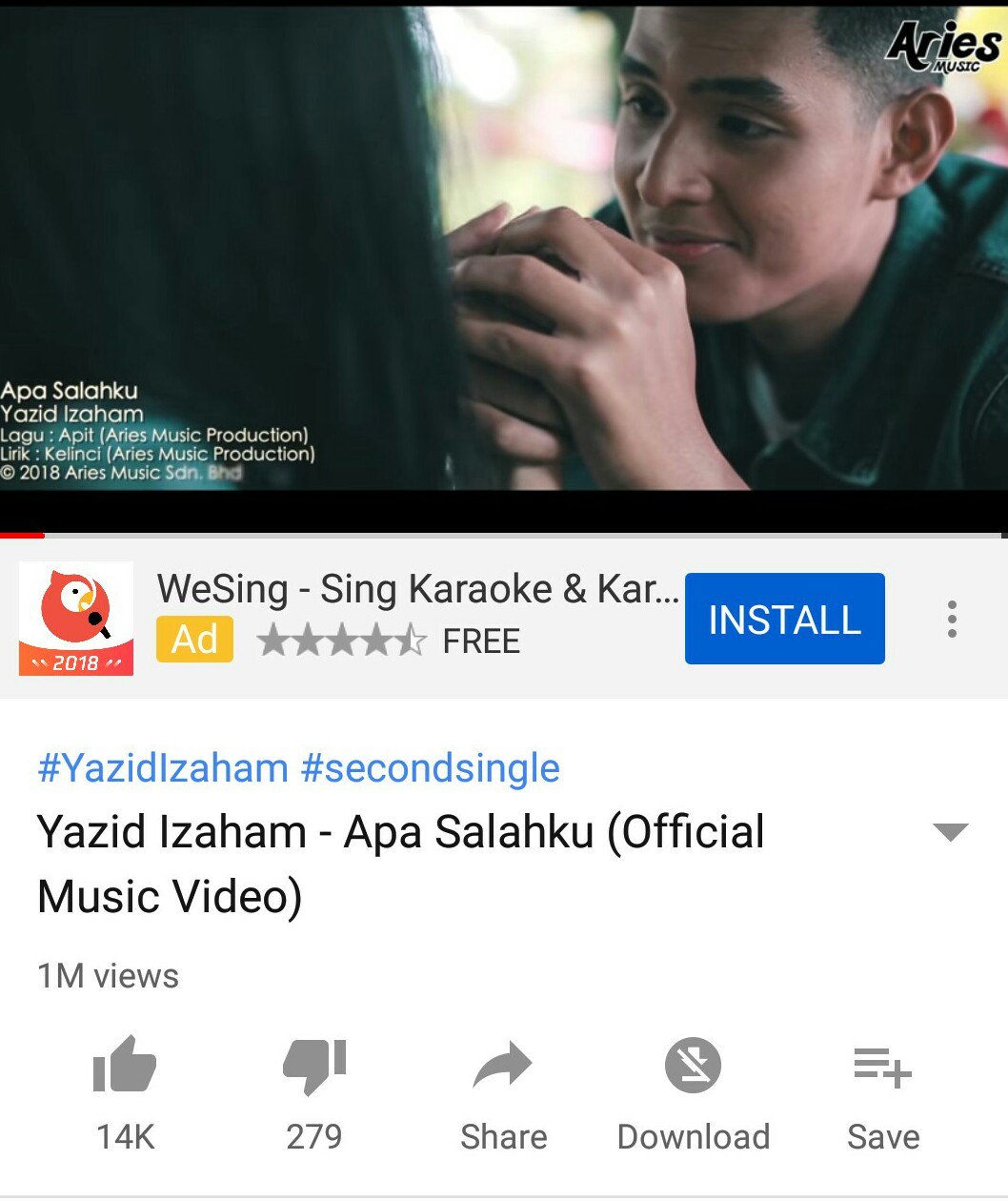 Apa Salahku Yazid Izaham