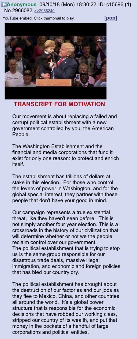 2runtherace's tweet photo. Transcript of the speech Q linked in today’s drop!  #QAnon #LastChanceToSaveAmerica #JusticeK #LawAndOrder #WeThePeople #TogetherWeAreStrong #TogetherWeWin #WWG1WGA https://t.co/OjpiGgQp0A