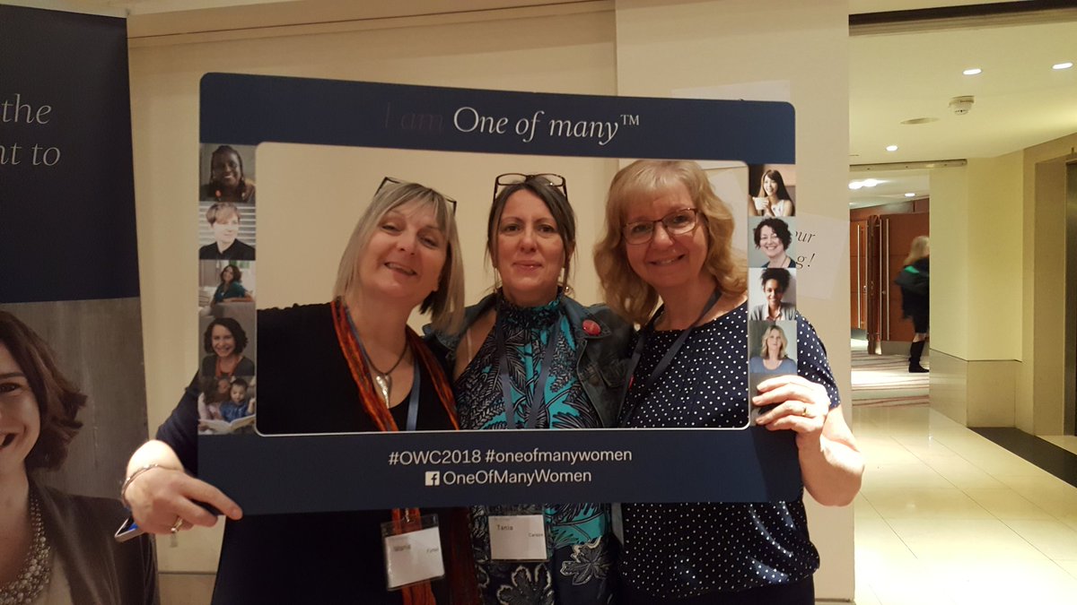 Here we are at Joanna Martin's One of Many Conference #OWC2018 #oneofmanywomen feeling the love lol